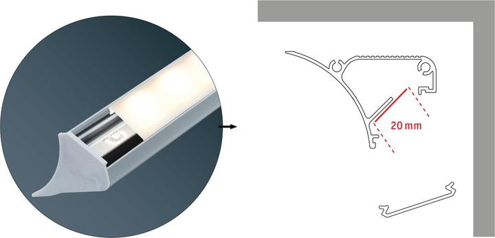 Actual product image Paulmann Corner profile