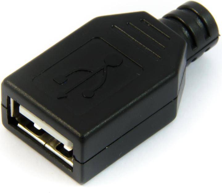 Image du produit Purecrea USB type A femelle avec contact à souder (5.61 m, USB 2.0)