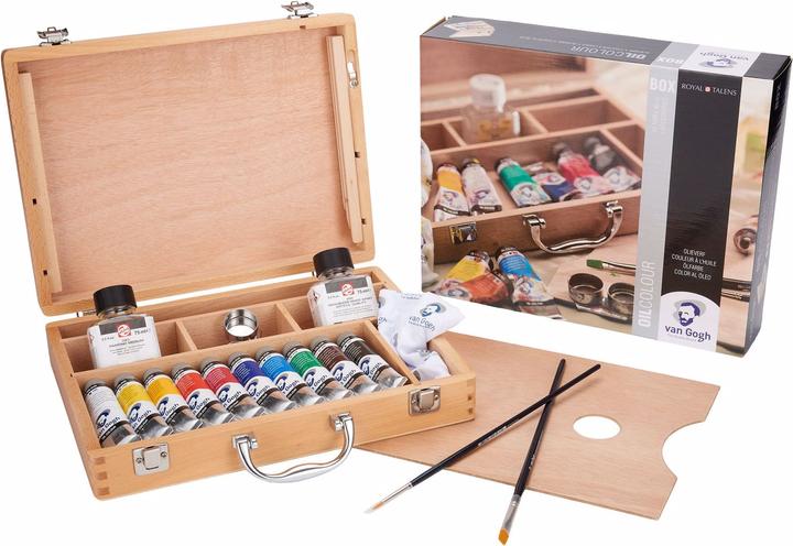 Actual product image Van Gogh Oil Paint Basic Paintbox (Multicoloured, 400 ml)