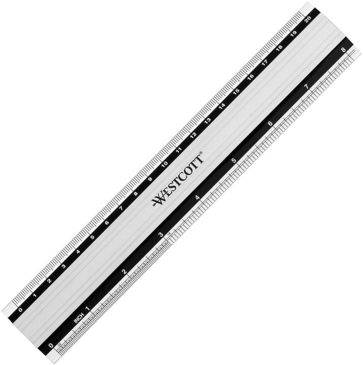 Image du produit Westcott Règle en aluminium 20cm (200 mm)