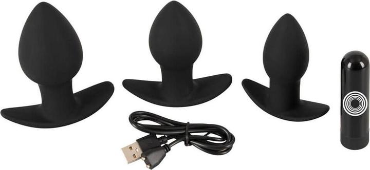 Actual product image Black Velvets Butt plug set