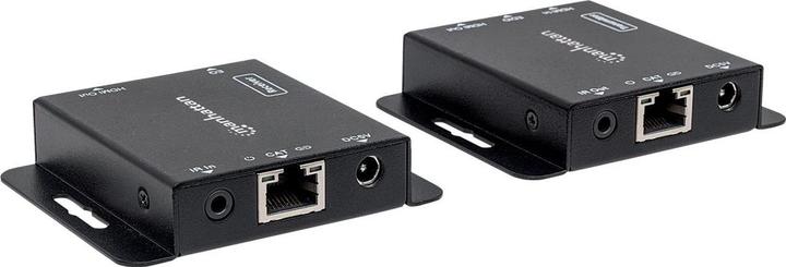Produktbild Manhattan HDMI over Ethernet Extender Kit Signalverstaerker 1080p bis zu 50 m ueber ein Cat6-Netzwerkkabel...