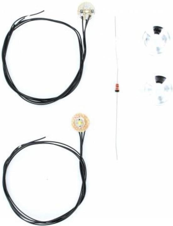 Image du produit Carson 1:14 Platine LED Angel Eyes blanc 7,2/12V