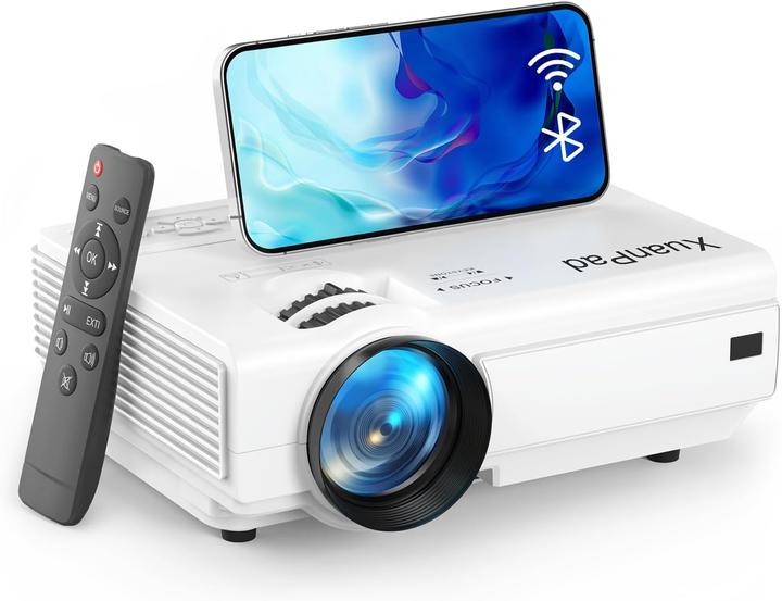 Immagine prodotto XuanPad HD Mini Projektor mit WiFi & Bluetooth (16000 lm)