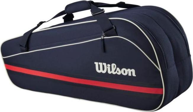 Actual product image Wilson 6PK TEAM RACKET BAG 2025 Navy Navy/