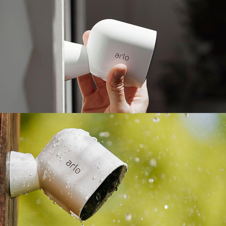 Actual product image Arlo Pro 4 Spotlight, single camera white (2688 x 1520 pixels)