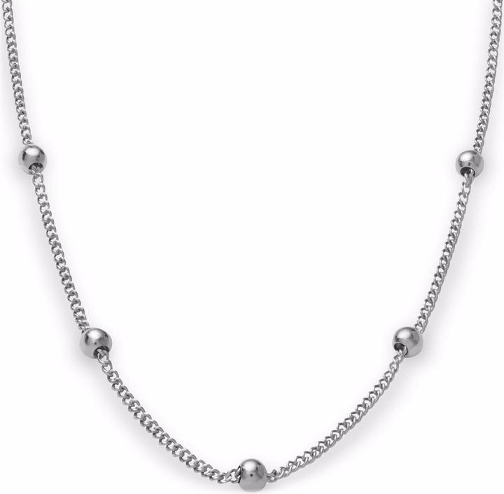 Rosefield Dotted Choker Silver Halskette (Messing)