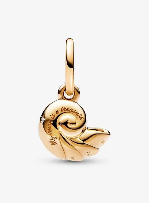 Produktbild Pandora Disney Arielle die Meerjungfrau Verzauberte Muschel (Gelbgold plattiert, Metalllegierung)