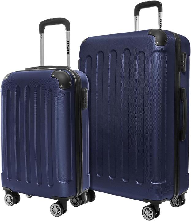 Immagine prodotto Trvlmore 2-teiliges Hartschalenkofferset (38 l, Bagaglio a mano (fino a 50 litri), L (90 - 115l))