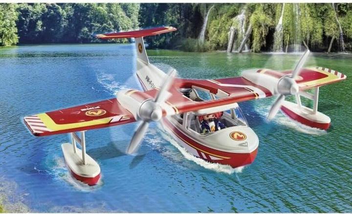 Produktbild Playmobil Feuerwehrflugzeug mit Löschfunktion (71463)