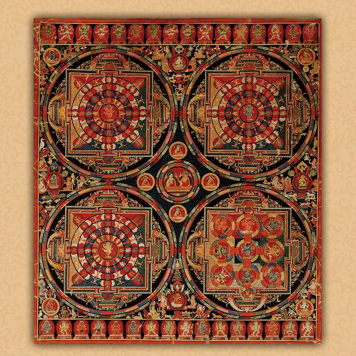 The Healing Mandalas 2024 (30 x 30 cm, Harter Einband, Deutsch, Niederländisch, Tschechisch, Polnisch, Französisch, Spanisch, Italienisch, Englisch)