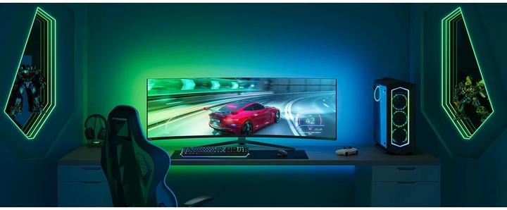 Image du produit Govee LED Stripe Gaming G1, Wi-Fi + Bluetooth, RGBIC, 24-26 (RGBW, 200 cm, Intérieur)