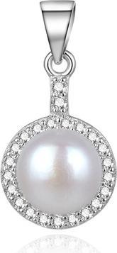 Beneto Elegant silver pendant with river pearl AGH155P (L)