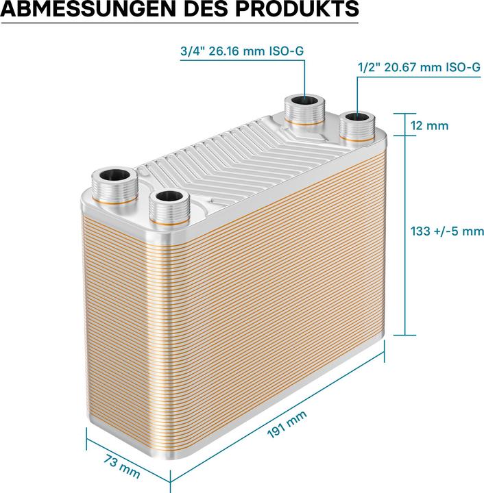 Produktbild Wiltec Wärmetauscher