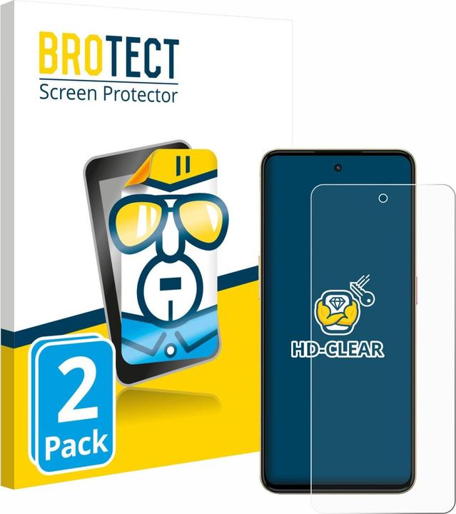 Produktbild BROTECT Schutzfolie Displayschutz Displayschutzfolie Folie Klar Transparent (2 Stück, Realme GT Neo 3)