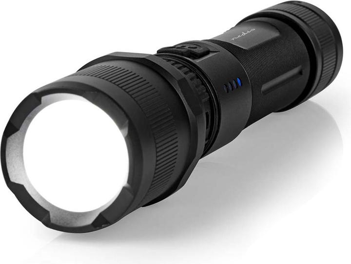 Produktbild Nedis LED-Taschenlampe, Vollmetallgehäuse, Akku, 3,7 V, 10 W (3.50 cm, 1000 lm)