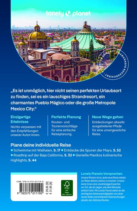 Produktbild Reiseführer Mexiko (Deutsch, Phillip Tang, Regis St. Louis, Anna Kaminski, Kate Armstrong, Ray Bartlett, Nellie Huang, Joel Balsam, John Hecht, 2024)