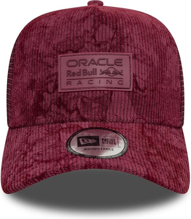 Actual product image New Era A-Frame Trucker Cap - Red Bull Racing cord camo ruby