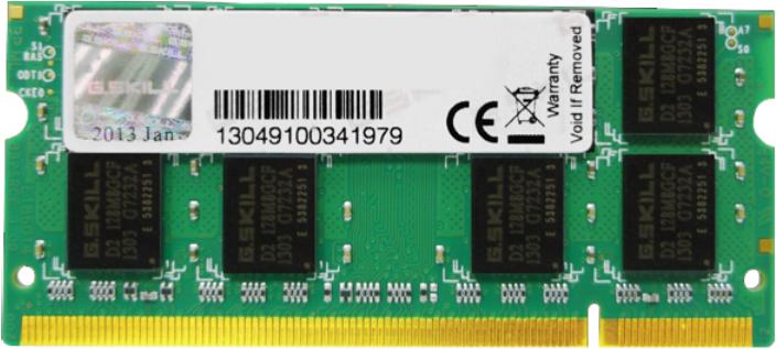 Produktbild G.Skill Standard (1 x 2GB, 800 MHz, DDR2-RAM, SO-DIMM)