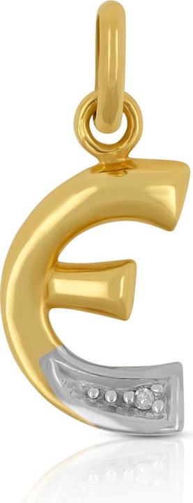 Muau Buchstabe (750, Weissgold, 18K Gelbgold)