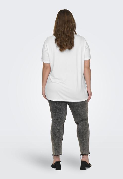 Immagine prodotto Only Vestibilità regolare Scollo rotondo Polsini ripiegati T-shirt T-shirt (S)
