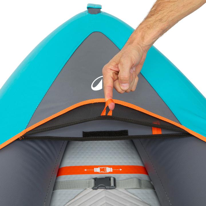 Immagine prodotto Tribord Inflatable canoe kayak 2/3 person - 100+ Blue (3 pers.)