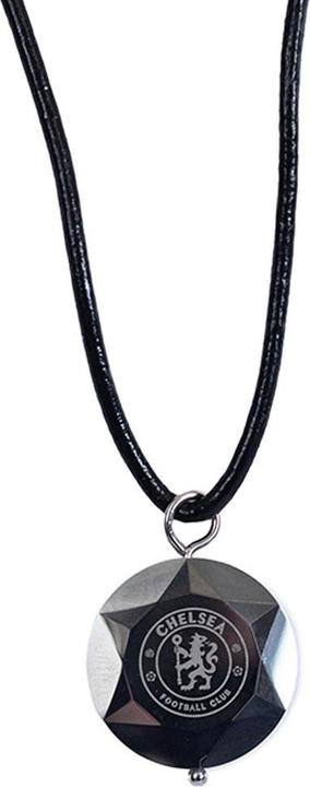 Produktbild Chelsea FC Lederkordel Halskette mit Anhänger Tungsten (100% synthetisches Material)
