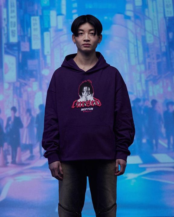 Immagine prodotto Maglia con cappuccio Naruto Shippuden Graphic Beige (S) (S)