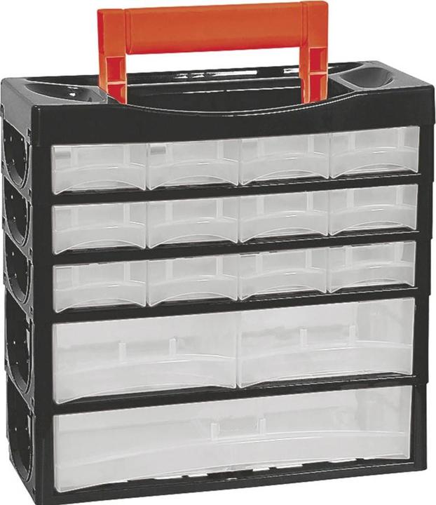 Alutec Magazzino per piccole parti con 15 cassetti