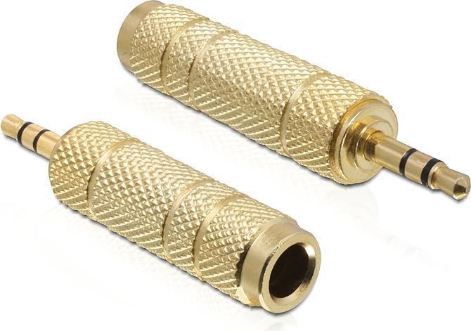 Delock Adapter Klinke Stecker > Buchse 3 Pin (Zubehör)