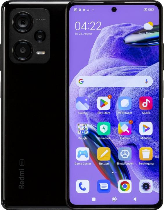 Productafbeelding Xiaomi Redmi Note 12 Pro+ (256 GB, Middernachtelijk zwart, 6.67", Dubbele SIM, 200 Mpx, 5G)