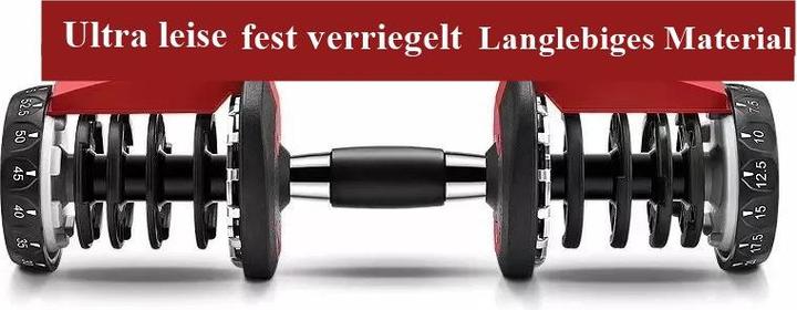 Produktbild Gym Universe Verstellbare Kurzhanteln (1 x 5 kg - 40 kg)