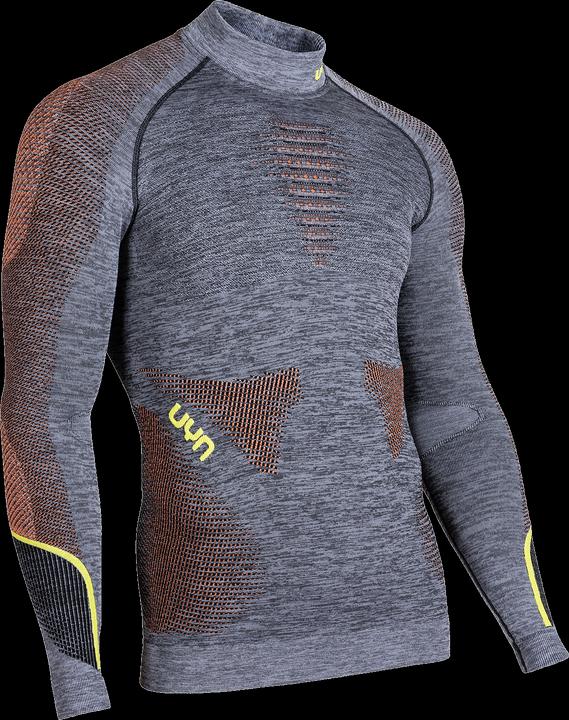 Actual product image UYN Thermal shirt with stand-up collar Ambityon Melange (S, M)
