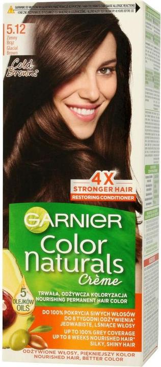 Image du produit Garnier Color Naturals Crème colorante pour cheveux 5.12 Cold Brown (5.12 Marron froid)
