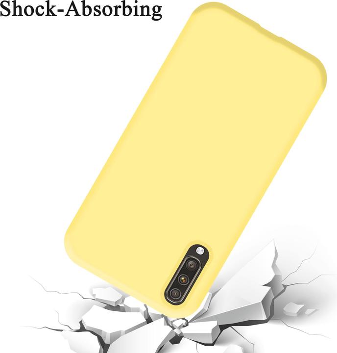 Actual product image Cadorabo TPU Liquid Silicone Case Cover (Samsung Galaxy A70, Samsung Galaxy A70S)