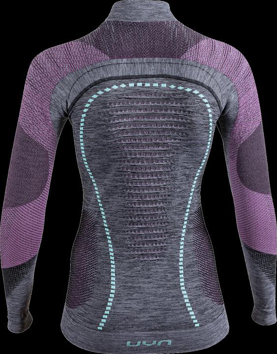 Actual product image UYN Thermal shirt with stand-up collar Ambityon Melange (XS)