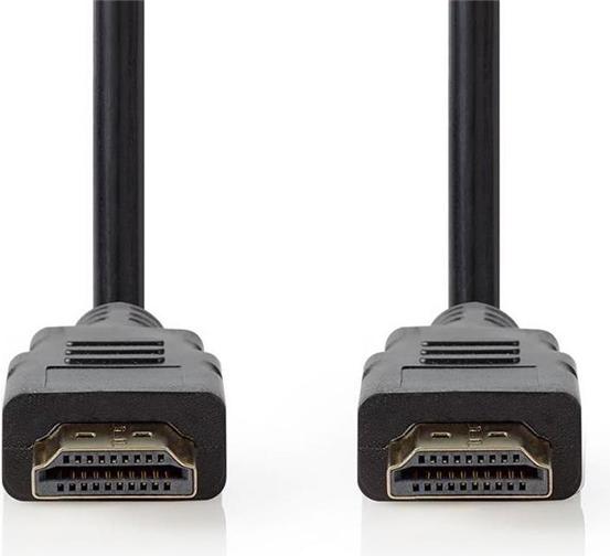Produktbild Nedis Ultrahochgeschwindigkeit 2m HDMI-Kabel mit Ethernet, vergoldet (Schwarz) unterst&uumltzt: 8K bei 60H (2 m, HDMI)
