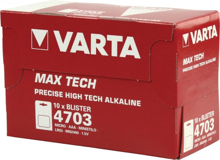 Produktbild Varta LONGLIFE Max Power (4 Stk., AAA, 1270 mAh)