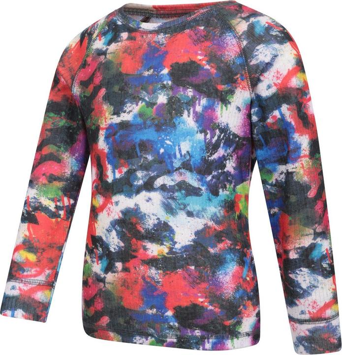 Actual product image Mountain Warehouse Childrens/Kids Talus Painted Effect Long-Sleeved Base Layer Set (98)