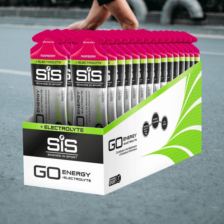 Actual product image SIS GO Isotonic Energy + Electrolyte Gel (Raspberry, 1 pcs., 2.21 g)