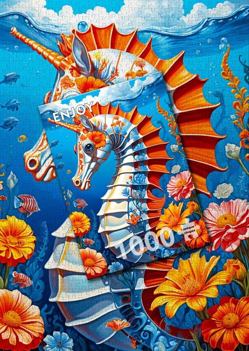 Actual product image Enjoy Puzzle Puzzle 1000 pieces - Sea Horse (1000 pieces)