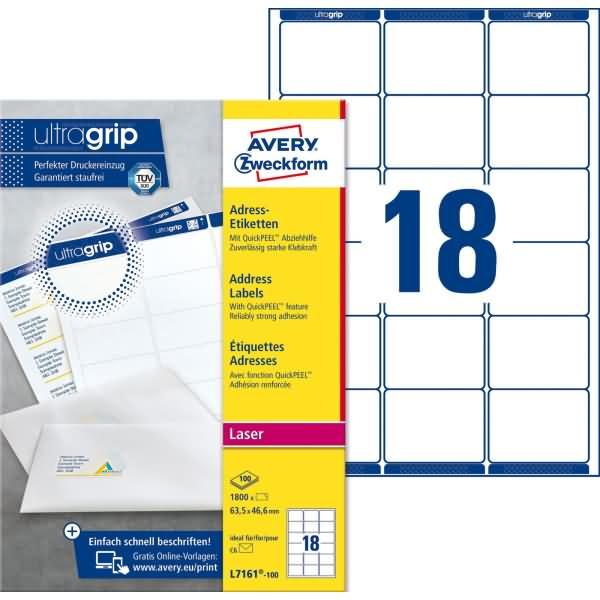 Image du produit Avery Étiquettes d'adresse