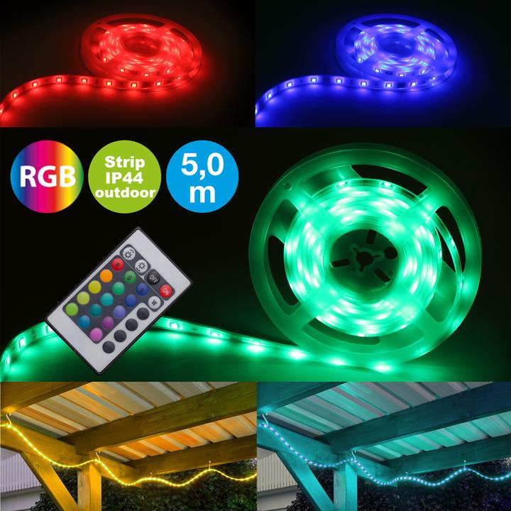 Image du produit Briloner LED Superline (RGB, 500 cm, Extérieur)