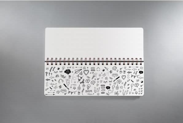 Image du produit Sigel Calendrier de bureau non daté Glamorous Leaves (30 x 11.4 cm, Couverture rigide, Anglais)