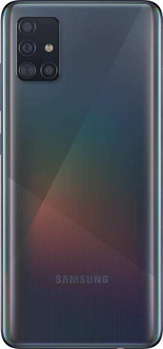 Actual product image Samsung Galaxy A51 (128 GB, Prism Crush Black, 6.50", Dual SIM + SD, 48 Mpx, 4G)