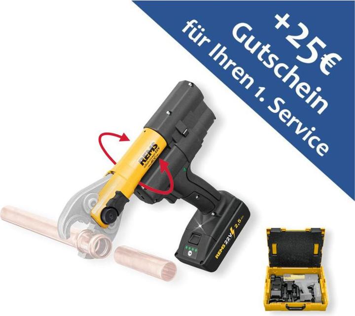 Produktbild Rems Vamzdžių presavimo įrankis Mini-Press 22V ACC L-Boxx 2,5Ah