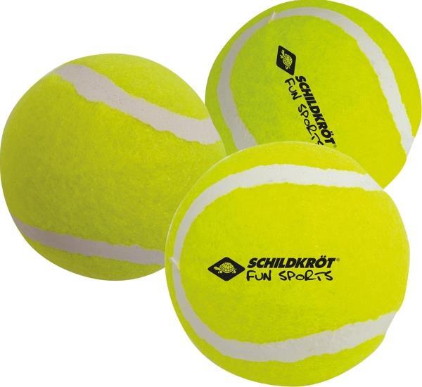 Schildkröt Tennisbälle, (3 Stück Freizeitbälle druc