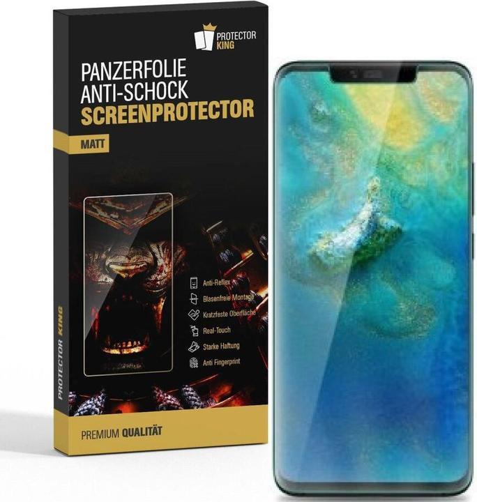 Produktbild Protectorking 6x Panzerfolie Anti-Shock matt entspiegelt (6 Stück, Huawei Mate 20 Lite)