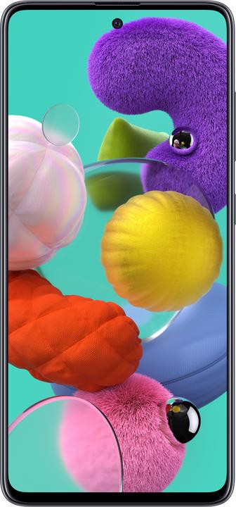 Actual product image Samsung Galaxy A51 (128 GB, Prism Crush Black, 6.50", Dual SIM + SD, 48 Mpx, 4G)