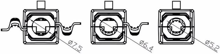 Image du produit Goobay Fiche RJ45 sans outil CAT 5e UTP non blindée (Câble réseau Connecteur)